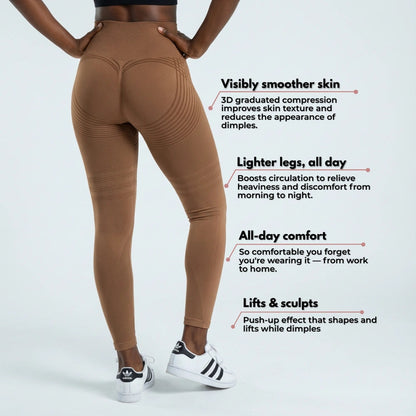 SlimCore 3D Leggings Beige