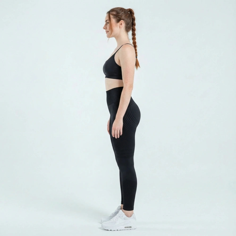 SlimCore 3D Leggings Black