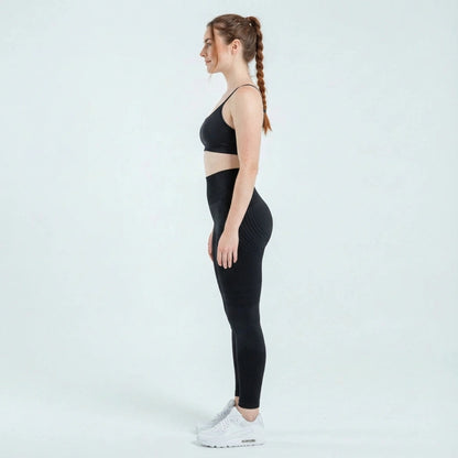 SlimCore 3D Leggings Black