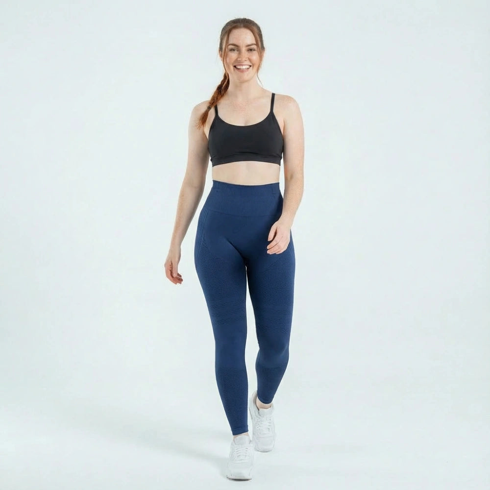 SlimCore 3D Leggings Blue