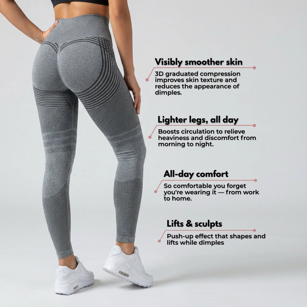 SlimCore 3D Leggings Grey