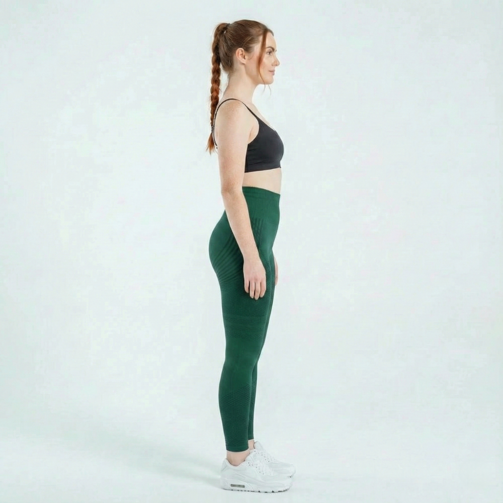 SlimCore 3D Leggings Green