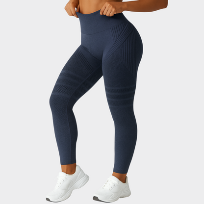 SlimCore 3D Leggings Blue