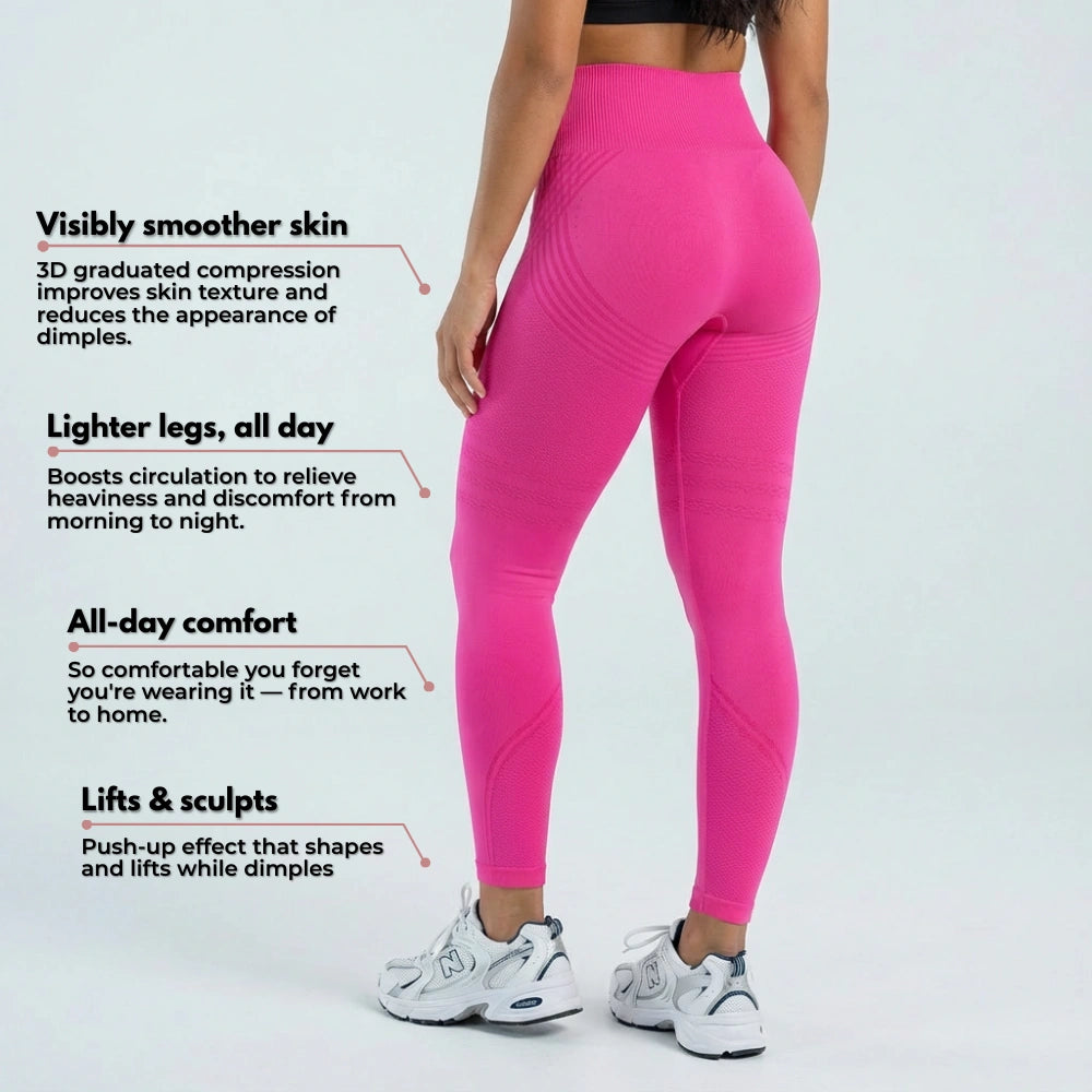 SlimCore 3D Leggings Pink