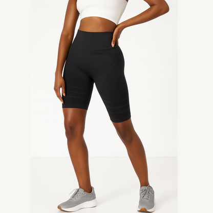 Leggings cortos SlimCore 3D Negros