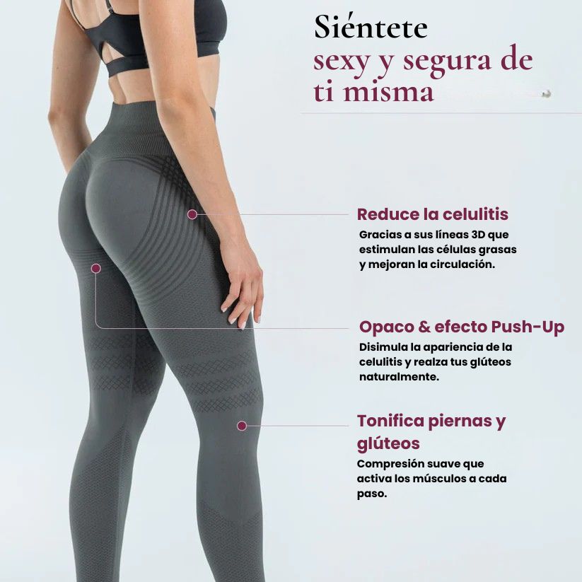 Legging 3D Anticelulitis – Redefine tu silueta sin esfuerzo